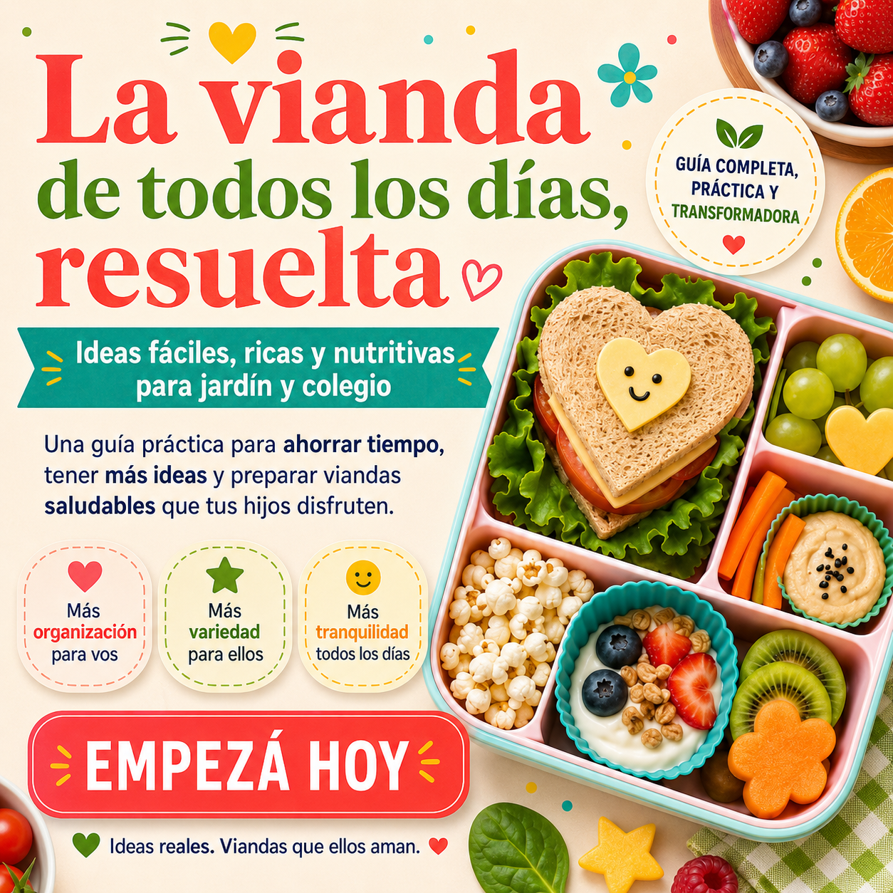 Viandas Saludables para Niños + 2 bonos